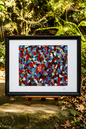 La Fuerza de un Volcán | Pigmentos sobre papel | 70x50cm